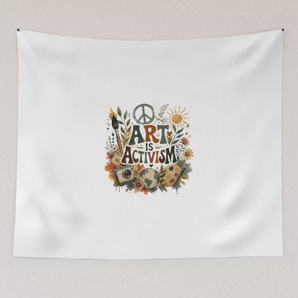 Item preview, Art Is Activism Protest Art Design designed and sold by RetroPop23.