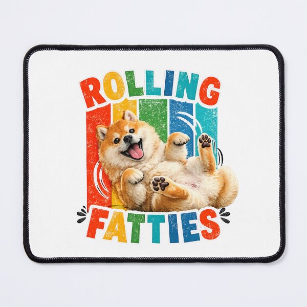 Item preview, Cute Shiba Rolling Fatties Funny Dog Lover Gift designed and sold by QuiteOrbit.