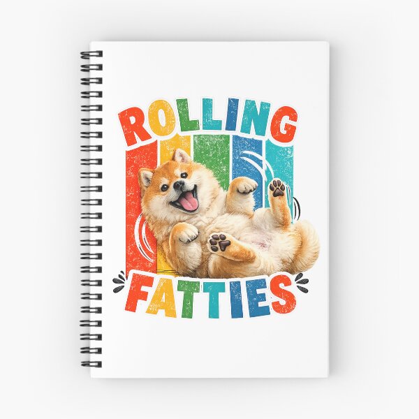 Item preview, Cute Shiba Rolling Fatties Funny Dog Lover Gift designed and sold by QuiteOrbit.