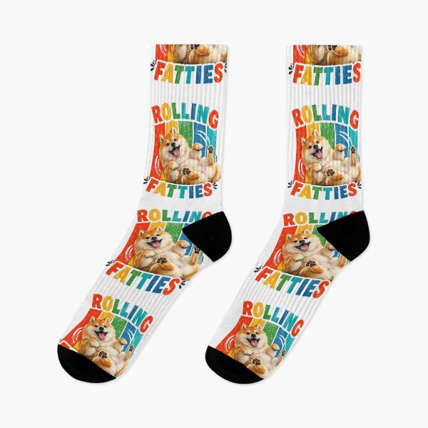 Item preview, Cute Shiba Rolling Fatties Funny Dog Lover Gift designed and sold by QuiteOrbit.