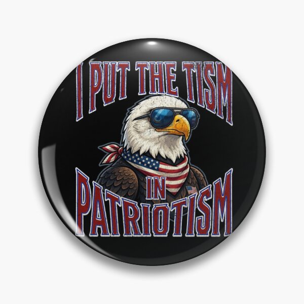 Item preview, I Put The Tism in Patriotism Athletic Eagle designed and sold by TheEndDesign.