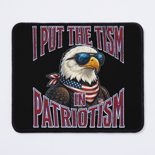 Item preview, I Put The Tism in Patriotism Athletic Eagle designed and sold by TheEndDesign.