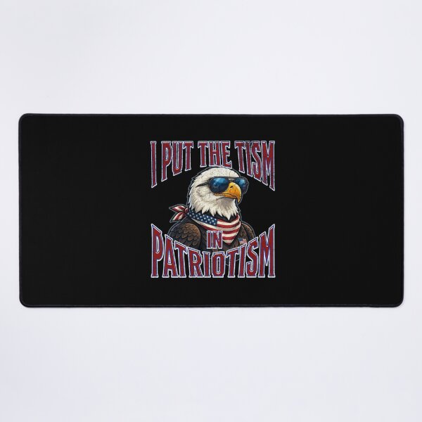Item preview, I Put The Tism in Patriotism Athletic Eagle designed and sold by TheEndDesign.