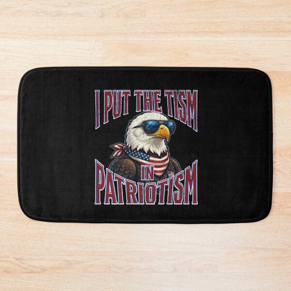 Item preview, I Put The Tism in Patriotism Athletic Eagle designed and sold by TheEndDesign.
