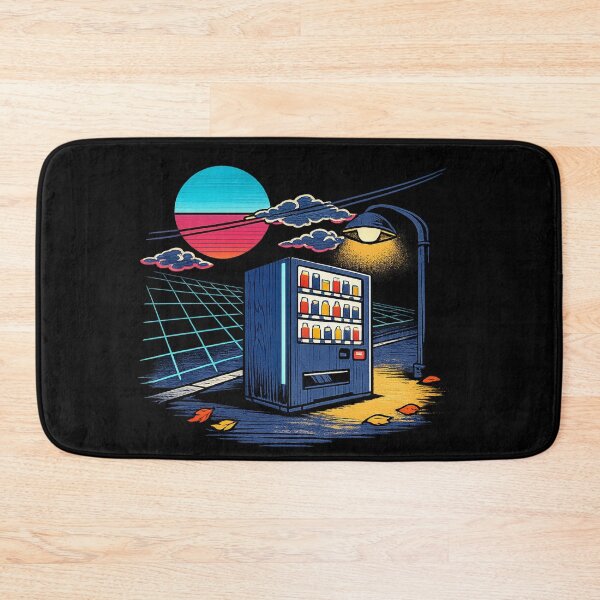 Item preview, Neon Retro Synthwave Ukiyo‑E Night Feels designed and sold by KungPowUnicorn.