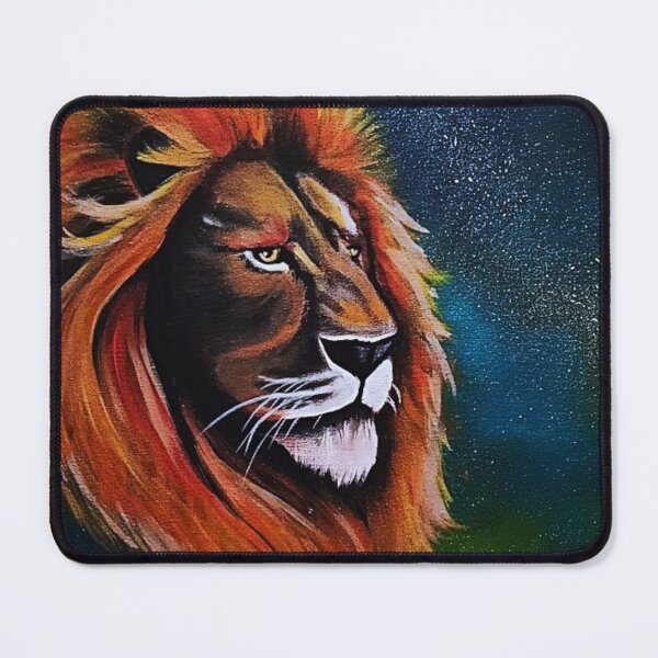 Item preview, Majestic Lion in Galaxy designed and sold by ArtistsAtticWI.