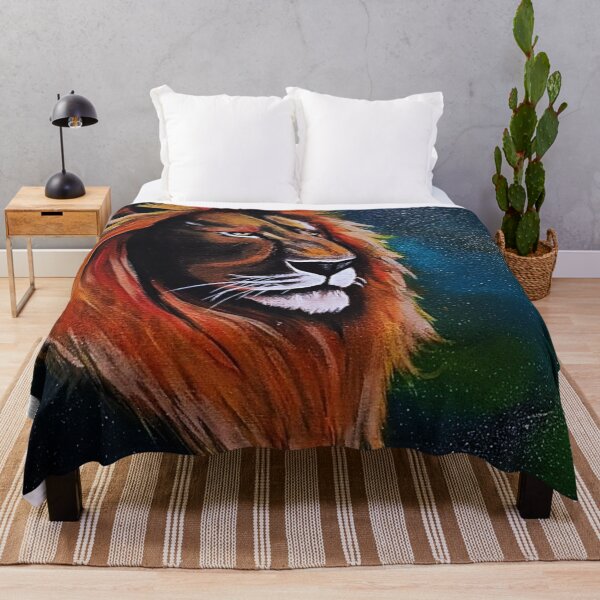 Item preview, Majestic Lion in Galaxy designed and sold by ArtistsAtticWI.