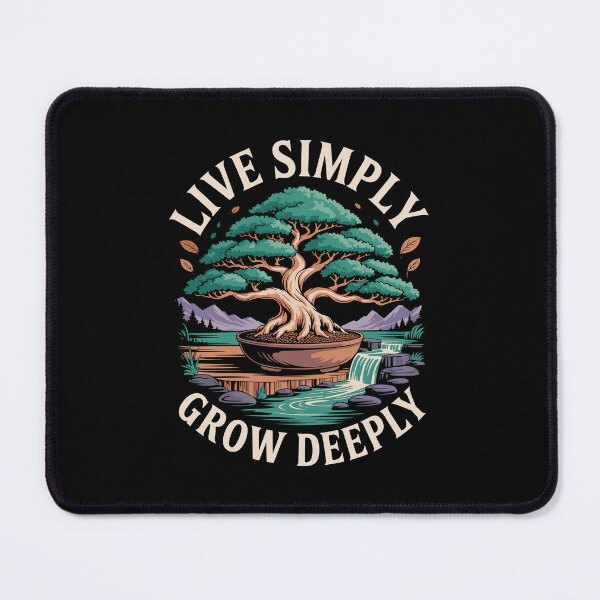 Item preview, Live Simply Grow Deeply designed and sold by Lostinwaktu.