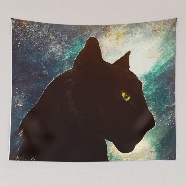 Item preview, Panther in Galaxy Glow designed and sold by ArtistsAtticWI.