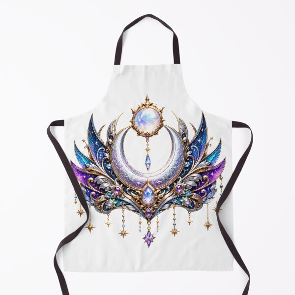 Item preview, Crystal Crescent Moon Crown designed and sold by syotos-ai.