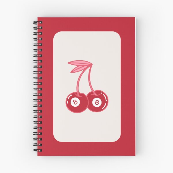Item preview, Red 8 Ball Cherry Retro Aesthetic Design, Minimalist Decor, Lucky Girl Syndrome Vibes designed and sold by SpringTeaDesigns.