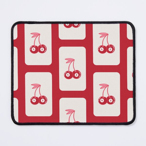 Item preview, Red 8 Ball Cherry Retro Aesthetic Design, Minimalist Decor, Lucky Girl Syndrome Vibes designed and sold by SpringTeaDesigns.