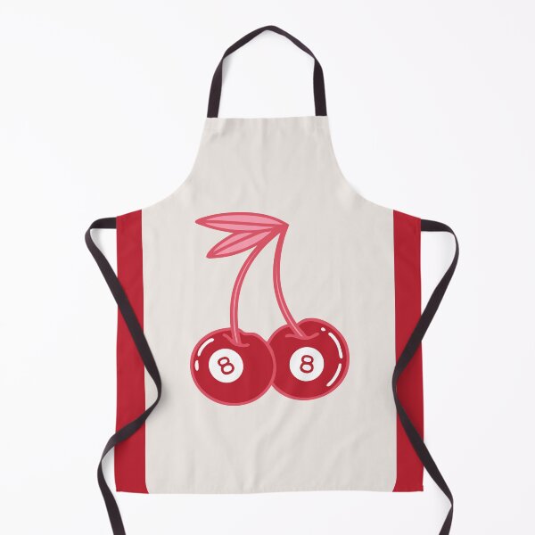 Item preview, Red 8 Ball Cherry Retro Aesthetic Design, Minimalist Decor, Lucky Girl Syndrome Vibes designed and sold by SpringTeaDesigns.