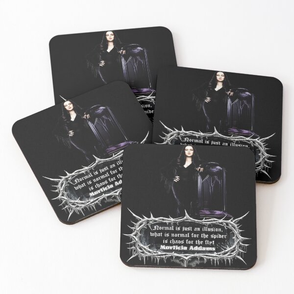 Artikelvorschau, Morticia Addams – Designs mit düsteren Zitaten entworfen und verkauft von Alchemy Forge.