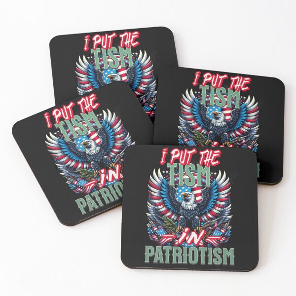 Item preview, I Put The Tism in Patriotism Athletic Eagle designed and sold by TheEndDesign.