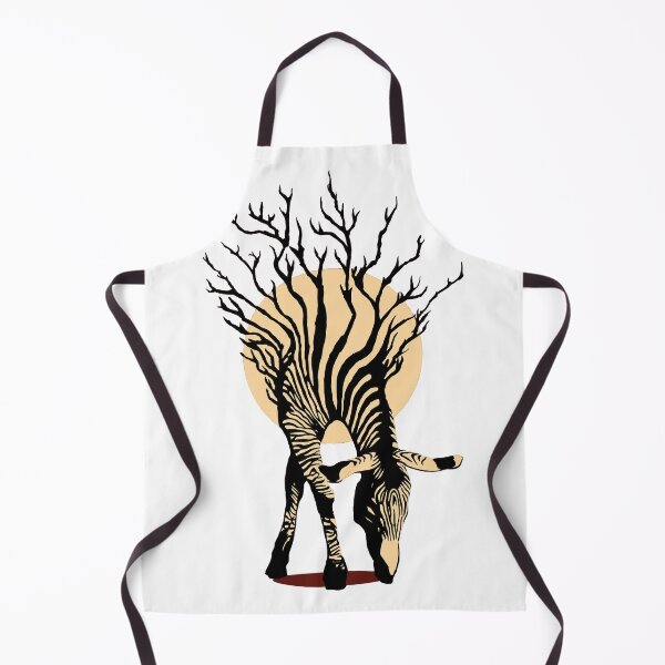 Item preview, Surreal Zebra Tree Silhouette - Nature and Wildlife Minimalist Art designed and sold by MAXIZPRINT.