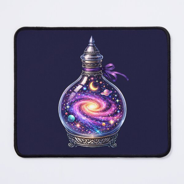 Item preview, Cosmic Galaxy Potion Bottle Fantasy Art Prints Collection designed and sold by PinUpPizzazz.