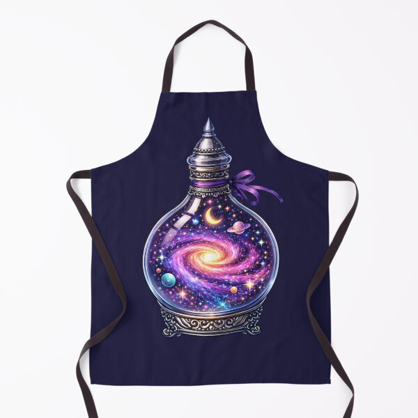 Item preview, Cosmic Galaxy Potion Bottle Fantasy Art Prints Collection designed and sold by PinUpPizzazz.