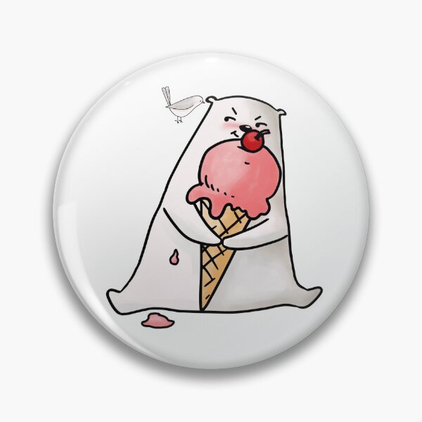 Item preview, Cute bear and his ice cream designed and sold by MirelaBadea.