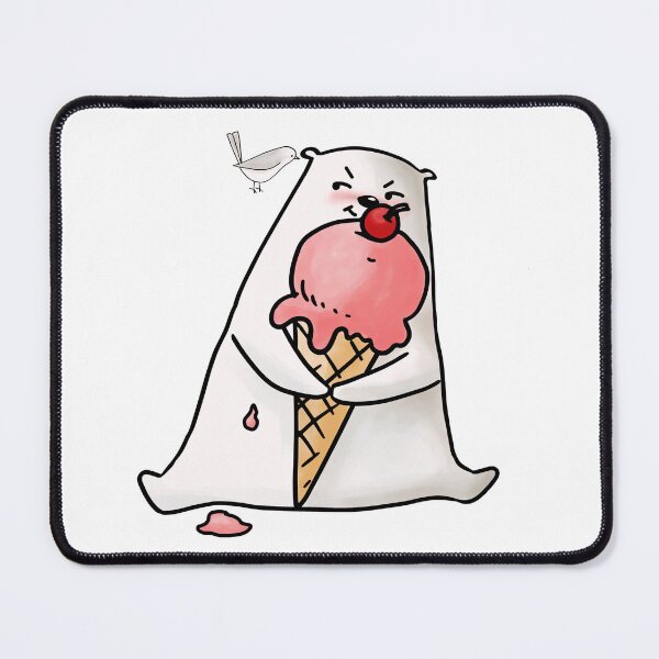 Item preview, Cute bear and his ice cream designed and sold by MirelaBadea.