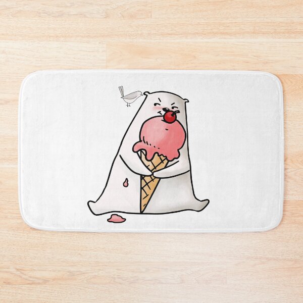 Item preview, Cute bear and his ice cream designed and sold by MirelaBadea.