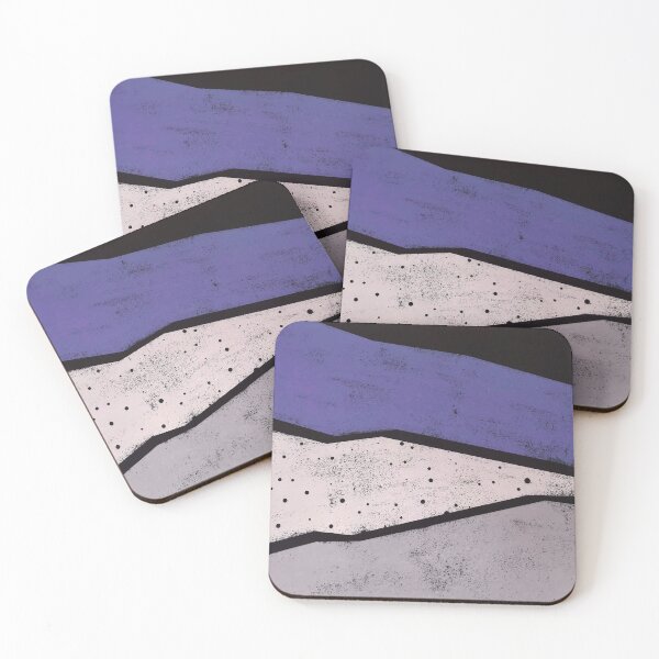 Item preview, Purple, White, And Soft Gray Abstract Design Art designed and sold by DEC02.