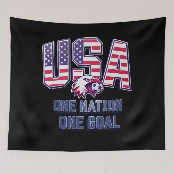 Item preview, USA Soccer One Nation One Goal Football designed and sold by Alpikycn.