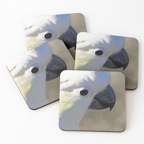 Item preview, COCKATOO PROFILE Watercolour designed and sold by Annalucia.