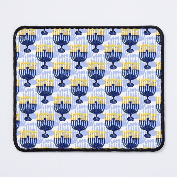 Item preview, Hanukkah Holiday Menorah Pattern With Bright Candles Pattern designed and sold by DEC02.