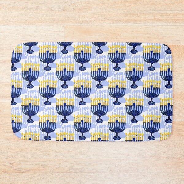 Item preview, Hanukkah Holiday Menorah Pattern With Bright Candles Pattern designed and sold by DEC02.
