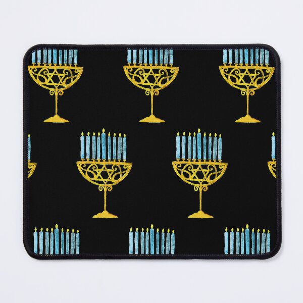 Item preview, Contemporary Hanukkah Menorah Pattern With Star Of David designed and sold by DEC02.