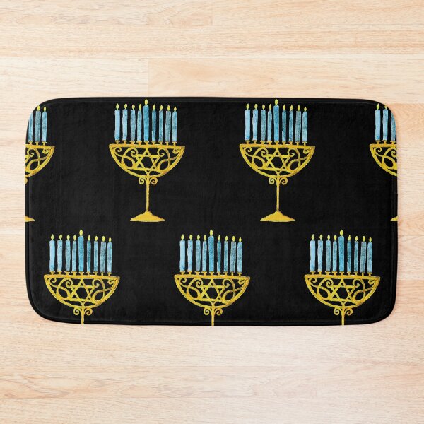 Item preview, Contemporary Hanukkah Menorah Pattern With Star Of David designed and sold by DEC02.