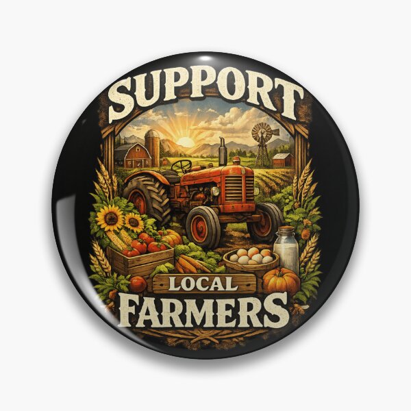 Item preview, Support Local Farmers designed and sold by ttuniques.