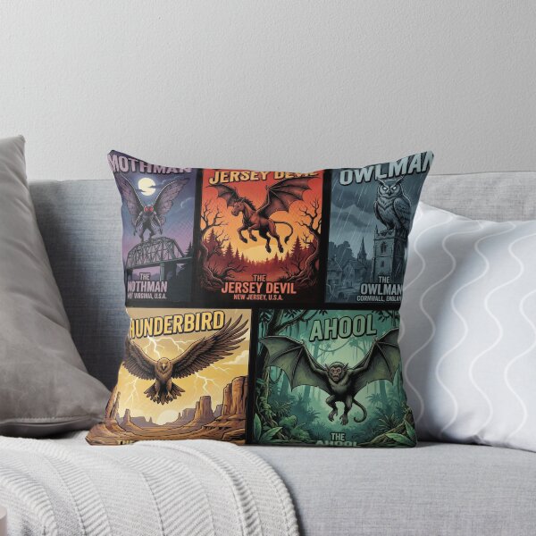 Item preview, Winged Cryptid Legends Retro Pop Art Collection designed and sold by redsharkuk.
