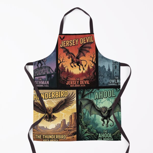 Item preview, Winged Cryptid Legends Retro Pop Art Collection designed and sold by redsharkuk.