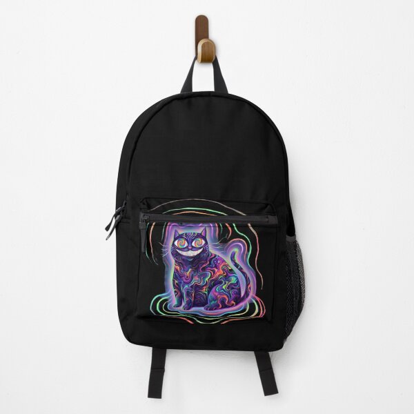 Item preview, Psychedelic Trippy Cat - Neon Acid Cheshire Art designed and sold by digitalbob60.