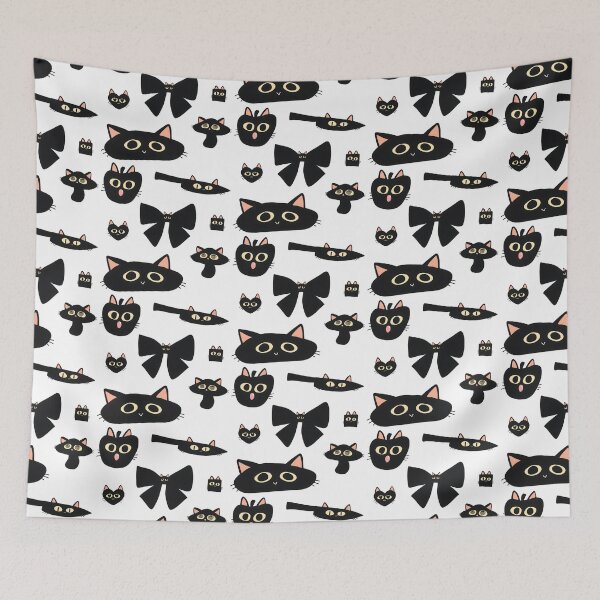 Item preview, Black Cat Food & Objects designed and sold by Deep Descent.