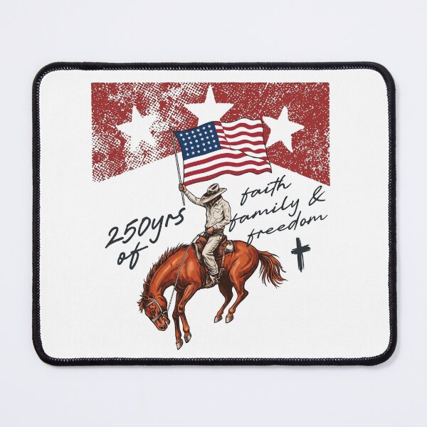 Item preview, 250 Years of Faith Family & Freedom 4th of July T-shirt, America Christian Western designed and sold by VegaPPAr.