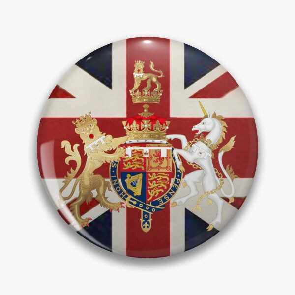 Item preview, Union Jack with Windsor Insignia designed and sold by PixDezines.