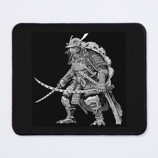 Item preview, Black and White Samurai Turtle Warrior Art designed and sold by inkoutninja.