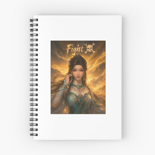 Item preview, Mystic Warrior Princess Amidst Golden Clouds designed and sold by Farheen786.