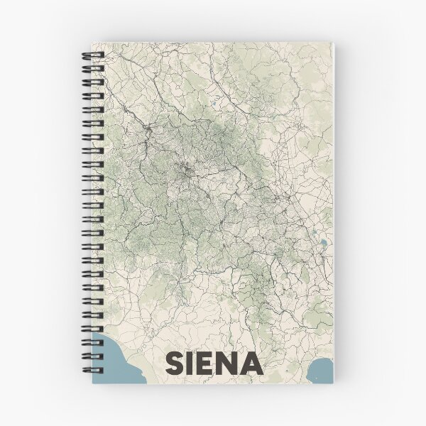 Item preview, Siena Map designed and sold by MapsNerd.