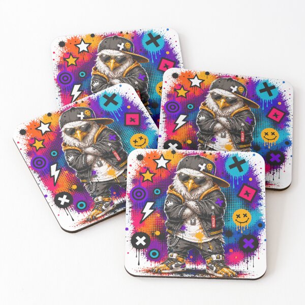 Item preview, Cool Eagle Streetwear Graffiti Character Urban Pop Art designed and sold by Krincydigitalart.
