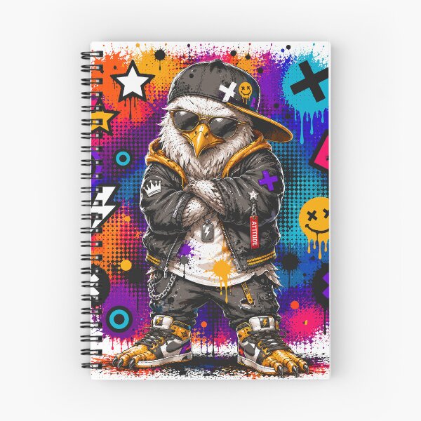 Item preview, Cool Eagle Streetwear Graffiti Character Urban Pop Art  designed and sold by Krincydigitalart.