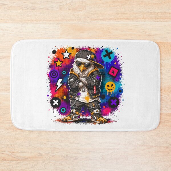 Item preview, Cool Eagle Streetwear Graffiti Character Urban Pop Art  designed and sold by Krincydigitalart.