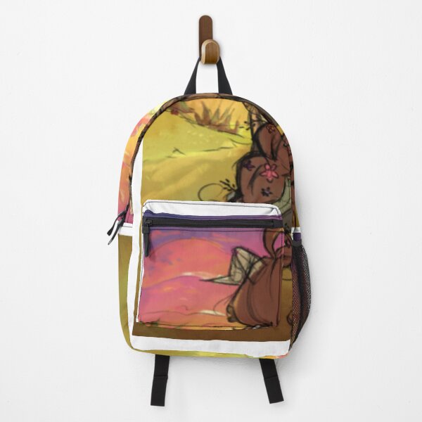 Item preview, Aesthetic Braided Girl Sunset Horizon Illustration designed and sold by Elakhongthe.