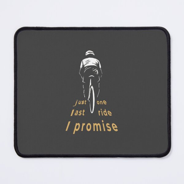 Item preview, Just One Last Ride I Promise Vintage Bicycle Design | Cycling Gift for Riders | Minimalist Cyclist Shirt designed and sold by unique art and design.