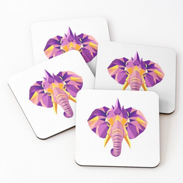 Item preview, Elephant Geometric Crystal - Modern Graphic Art T- designed and sold by QuirkThreadsCo.