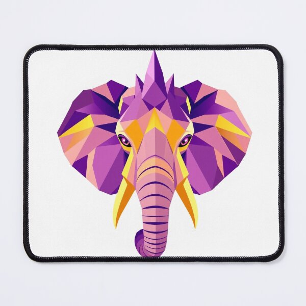 Item preview, Elephant Geometric Crystal - Modern Graphic Art T- designed and sold by QuirkThreadsCo.