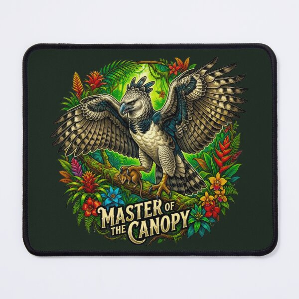 Item preview, Master Of The Canopy Harpy Eagle Vintage Tropical Retro Graphic designed and sold by MT-Hub | Cute Aesthetic Art, Stickers & Phone Cases.